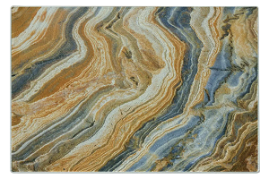 Heat Resistant Marble Cutting Board Colorful Rock