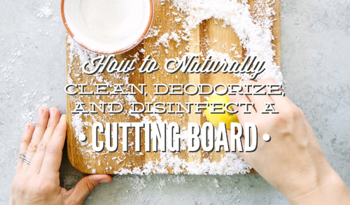 How To Get Onion Smell Out Of Cutting Board