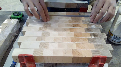 How To Glue Up End Grain Cutting Board